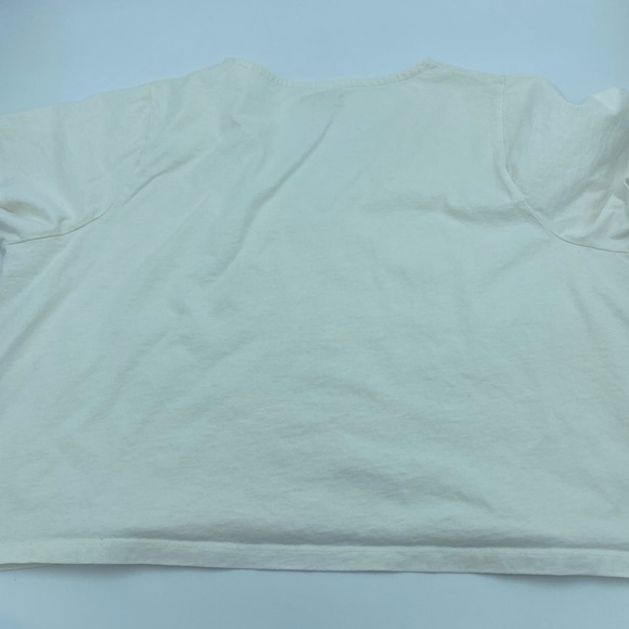 Madewell Boxy White Cropped T-Shirt - XXL - Picture 4 of 4